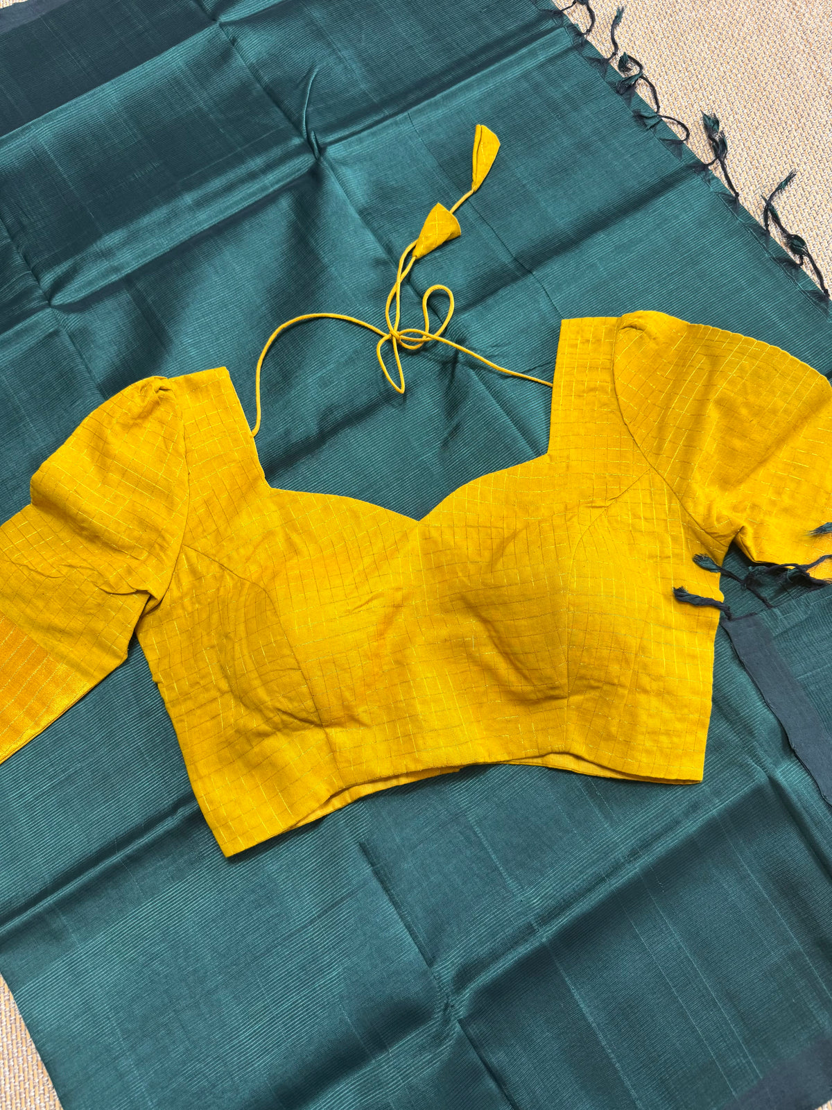 Sampangi Gold- Madurai Cotton Saree Blouse