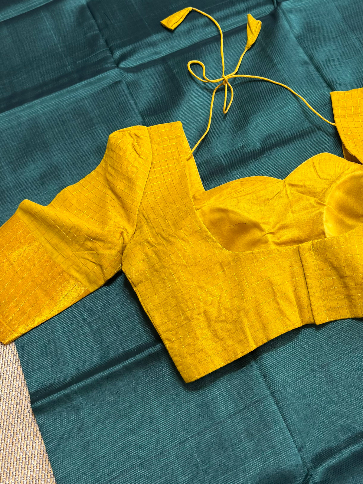 Sampangi Gold- Madurai Cotton Saree Blouse