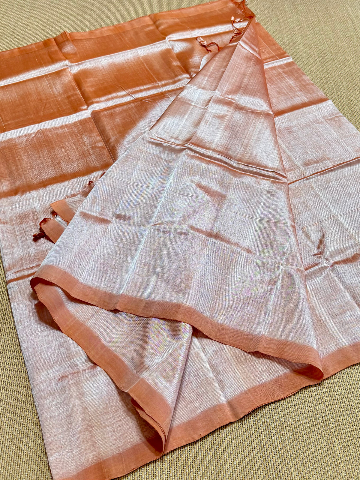 Pure Handloom Mangalagiri Pattu by cotton saree