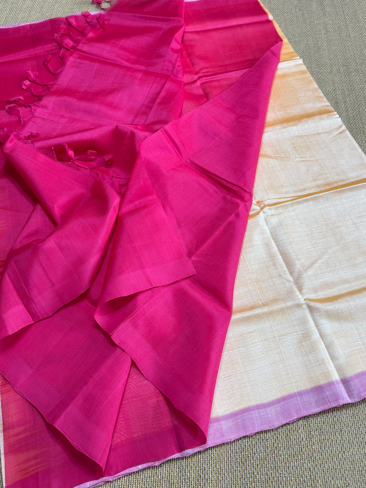 Pure Handloom Mangalagiri Pattu by cotton saree