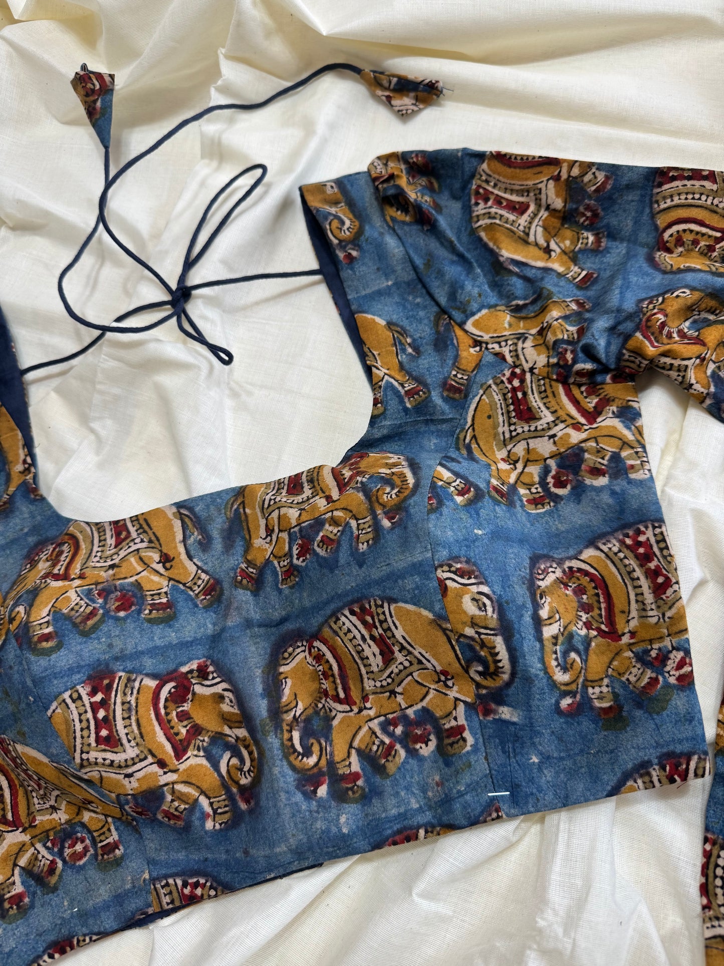 Kalamkari saree blouse