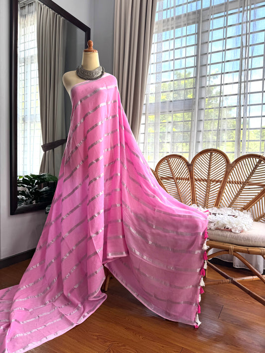 Pure Handloom Muslin Cotton Saree