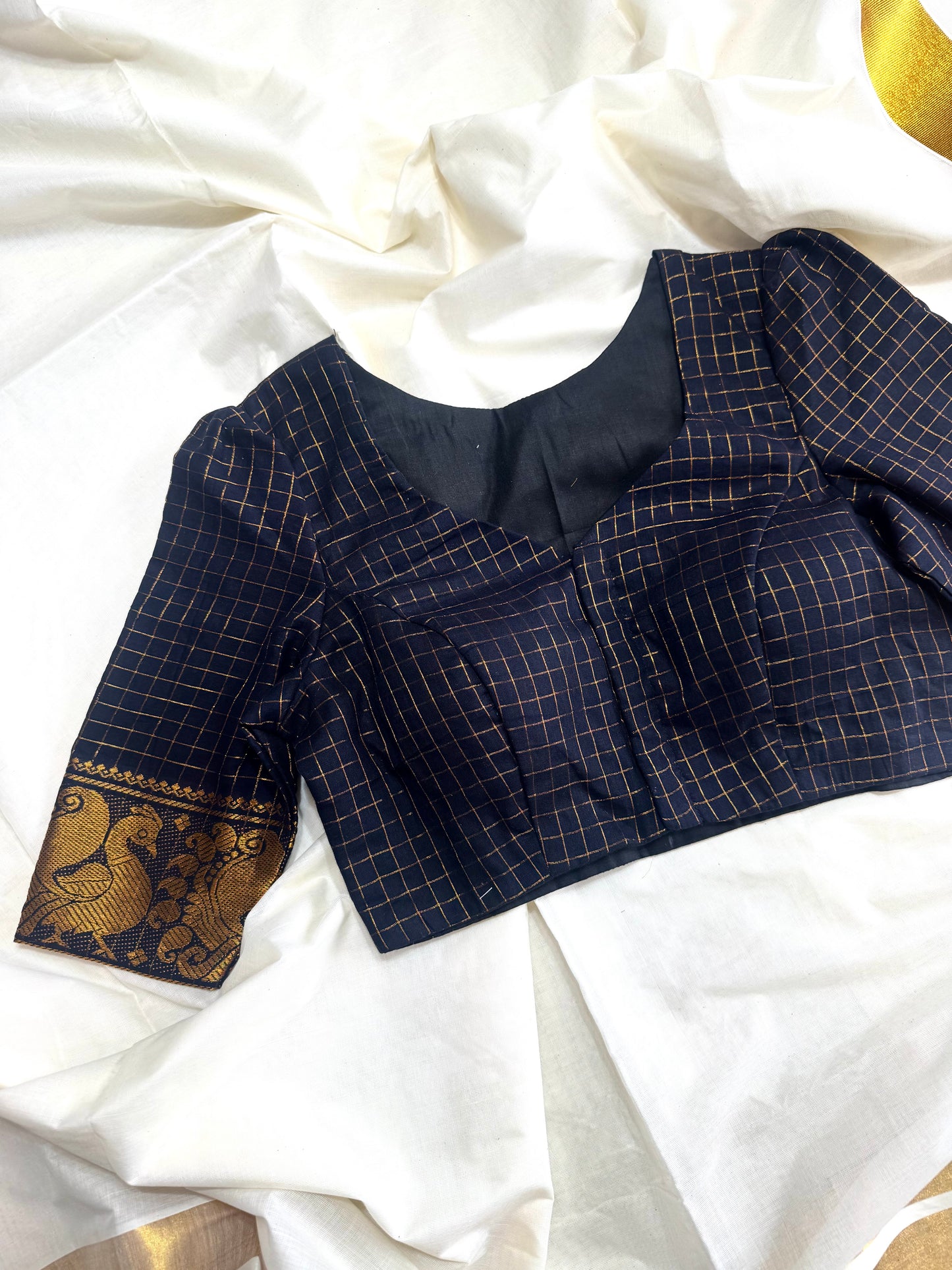 Zari Kattam - Madurai Cotton Saree Blouse