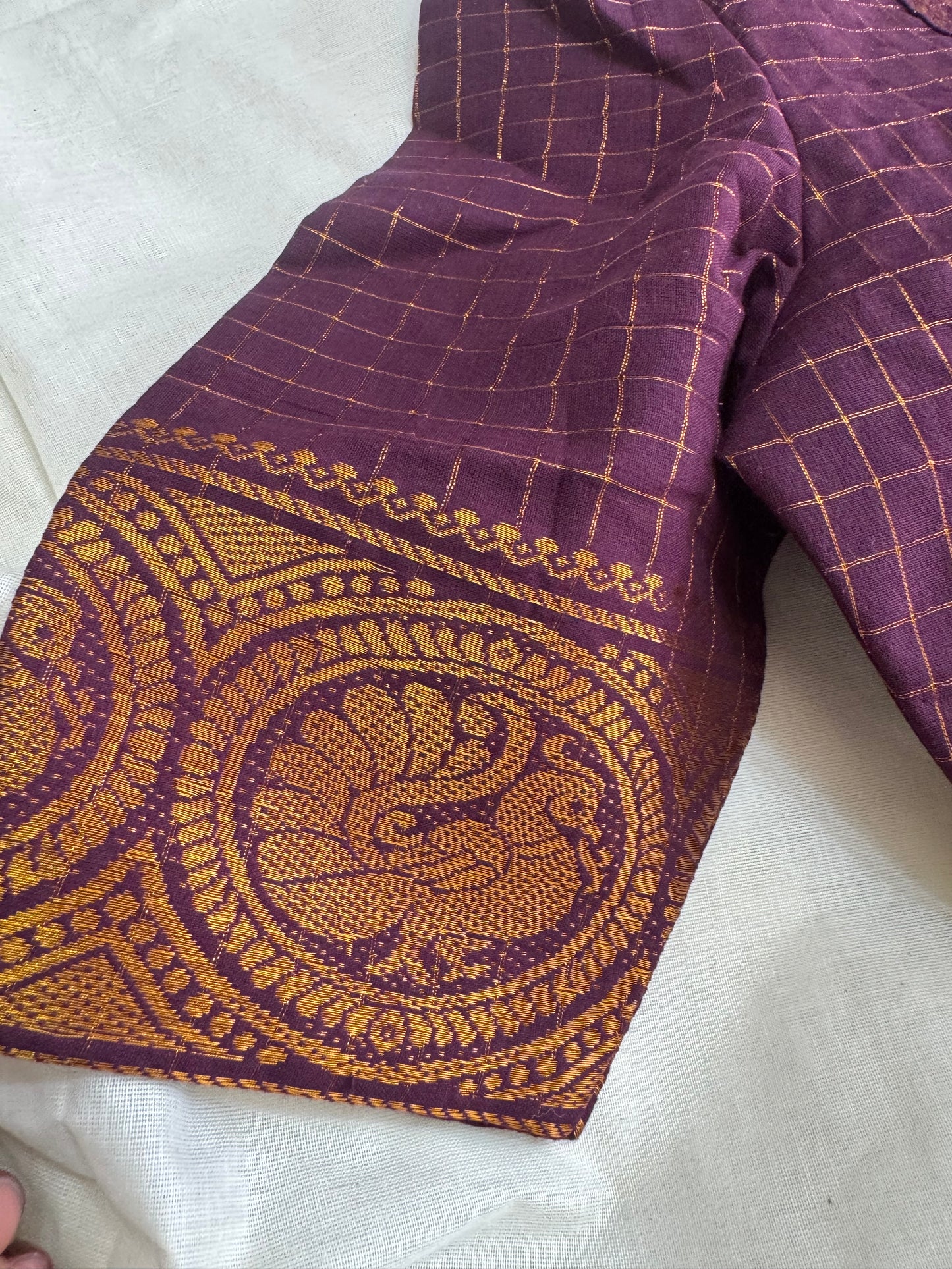 Zari Kattam - Madurai Cotton Saree Blouse