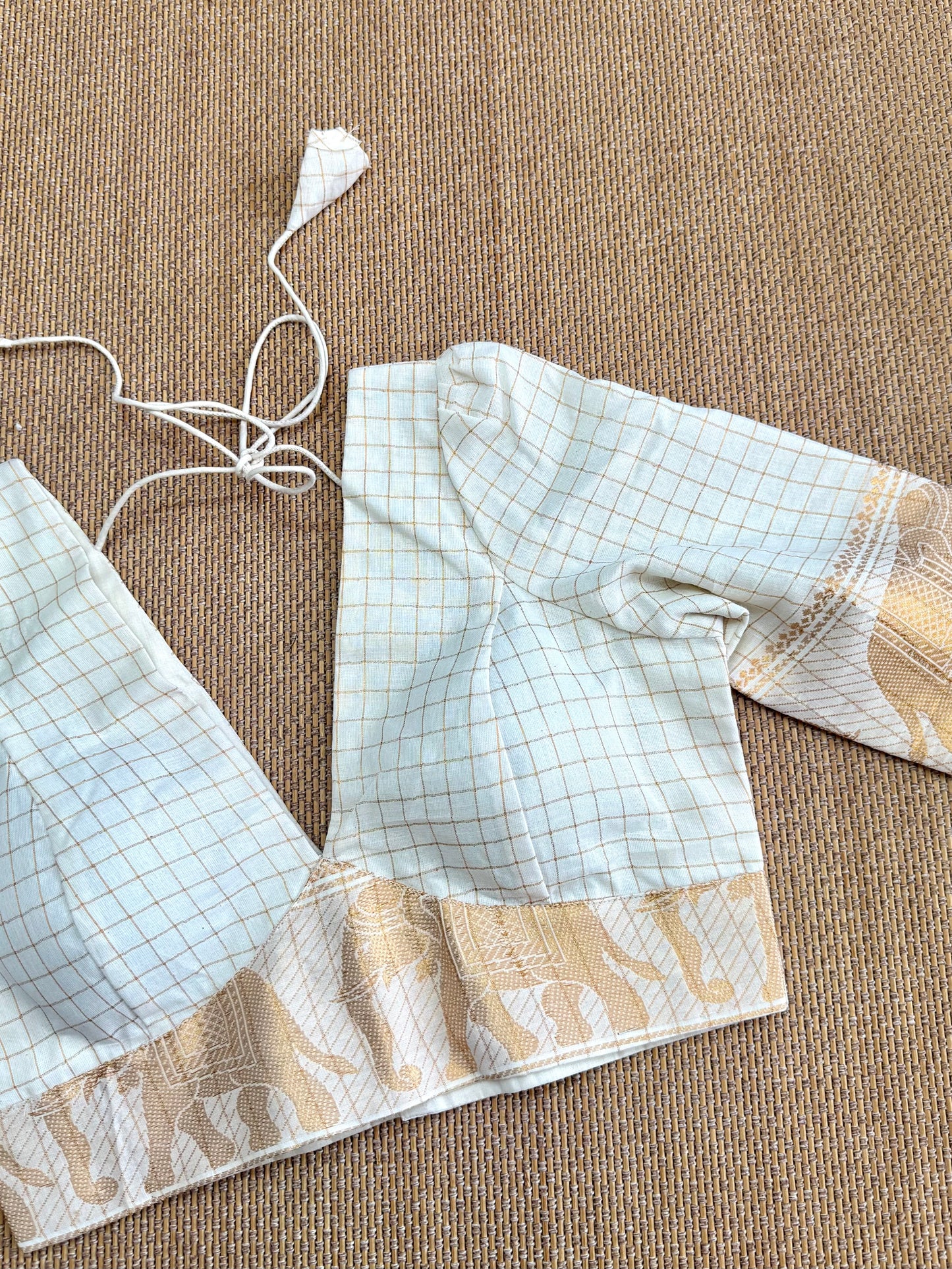 Zari Kattam - Madurai Cotton Saree Blouse