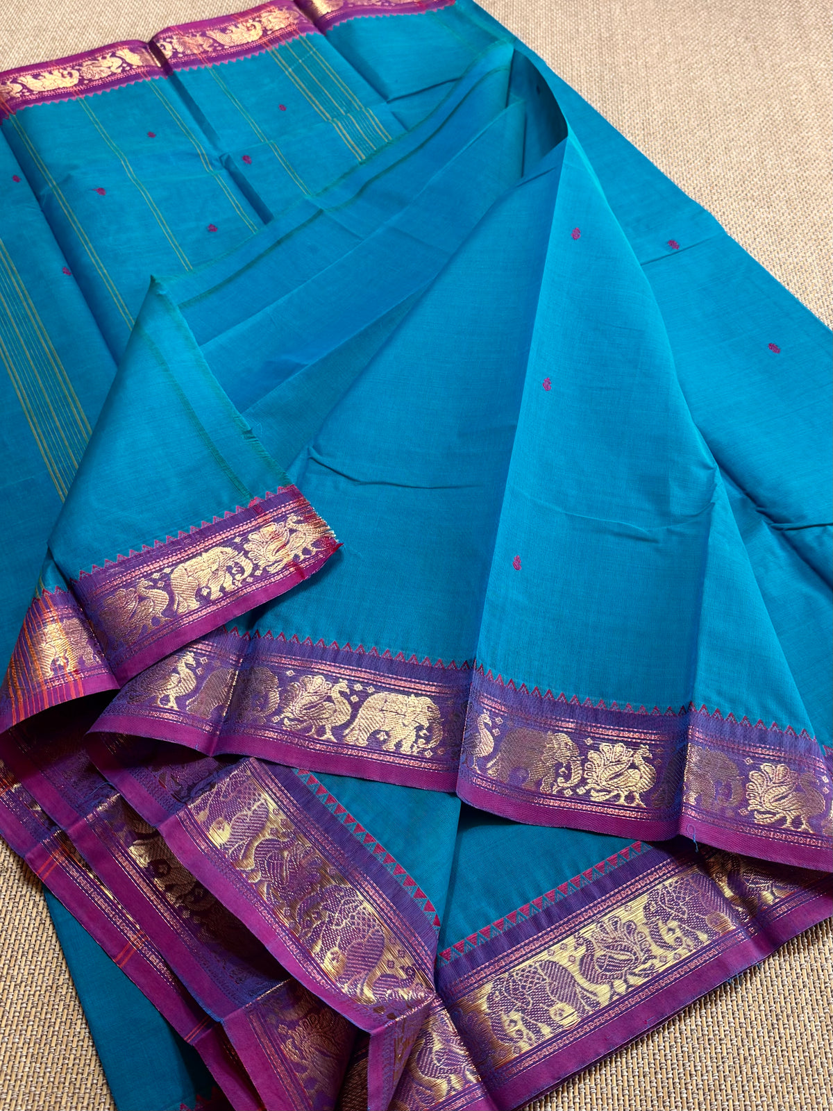 100 Counts Chettinadu Cotton Saree