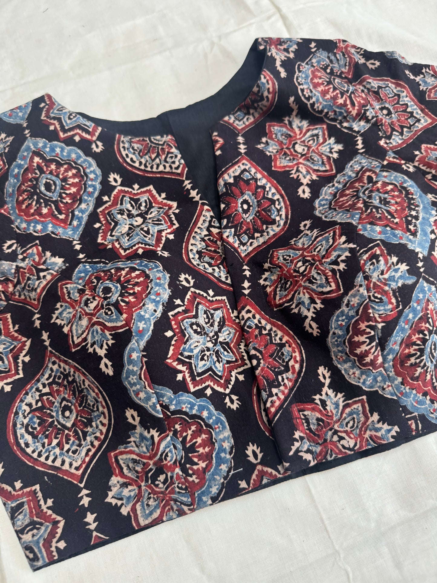 Ajrakh  -  ready made blouse