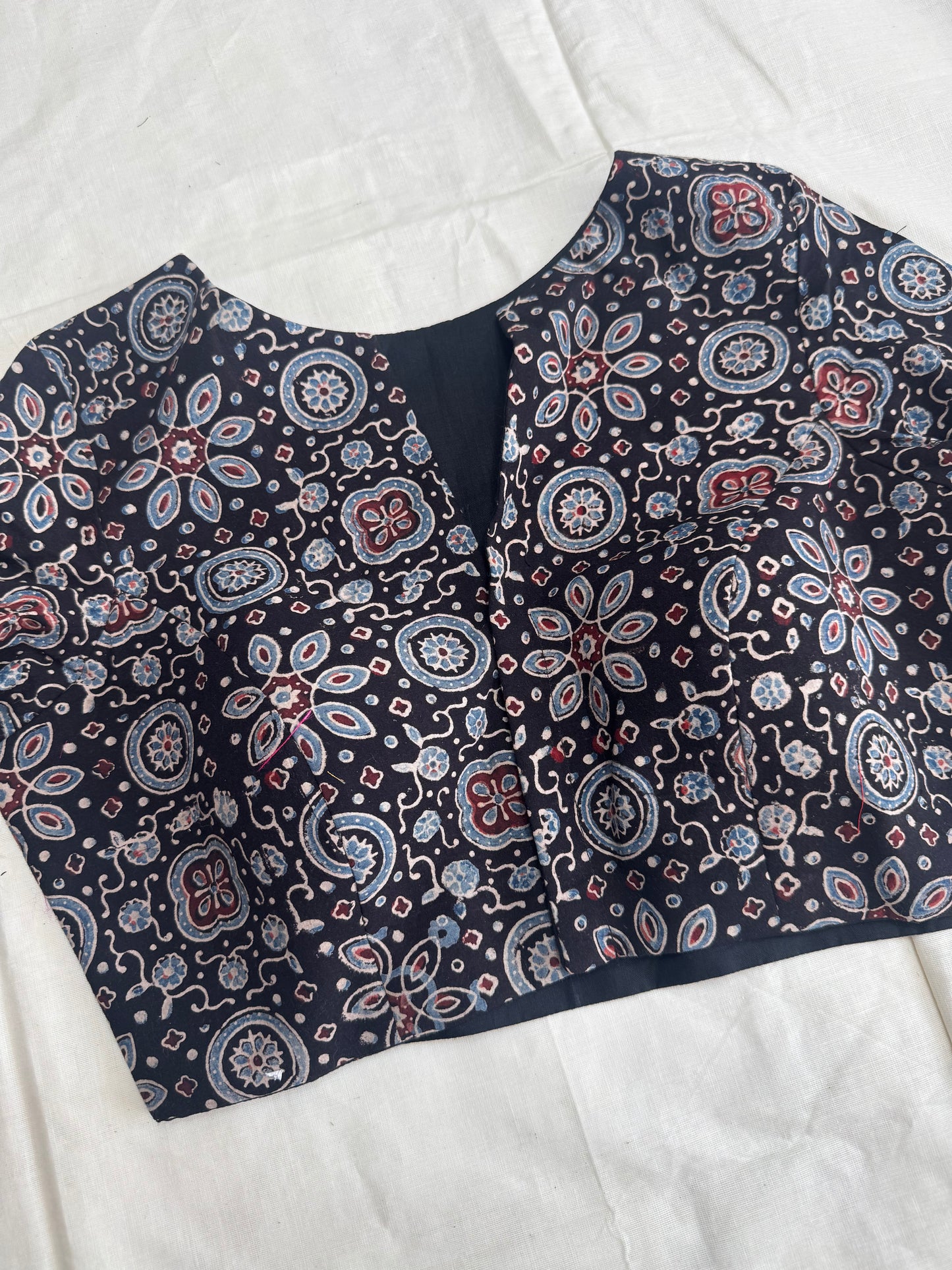 Ajrakh  -  ready made blouse