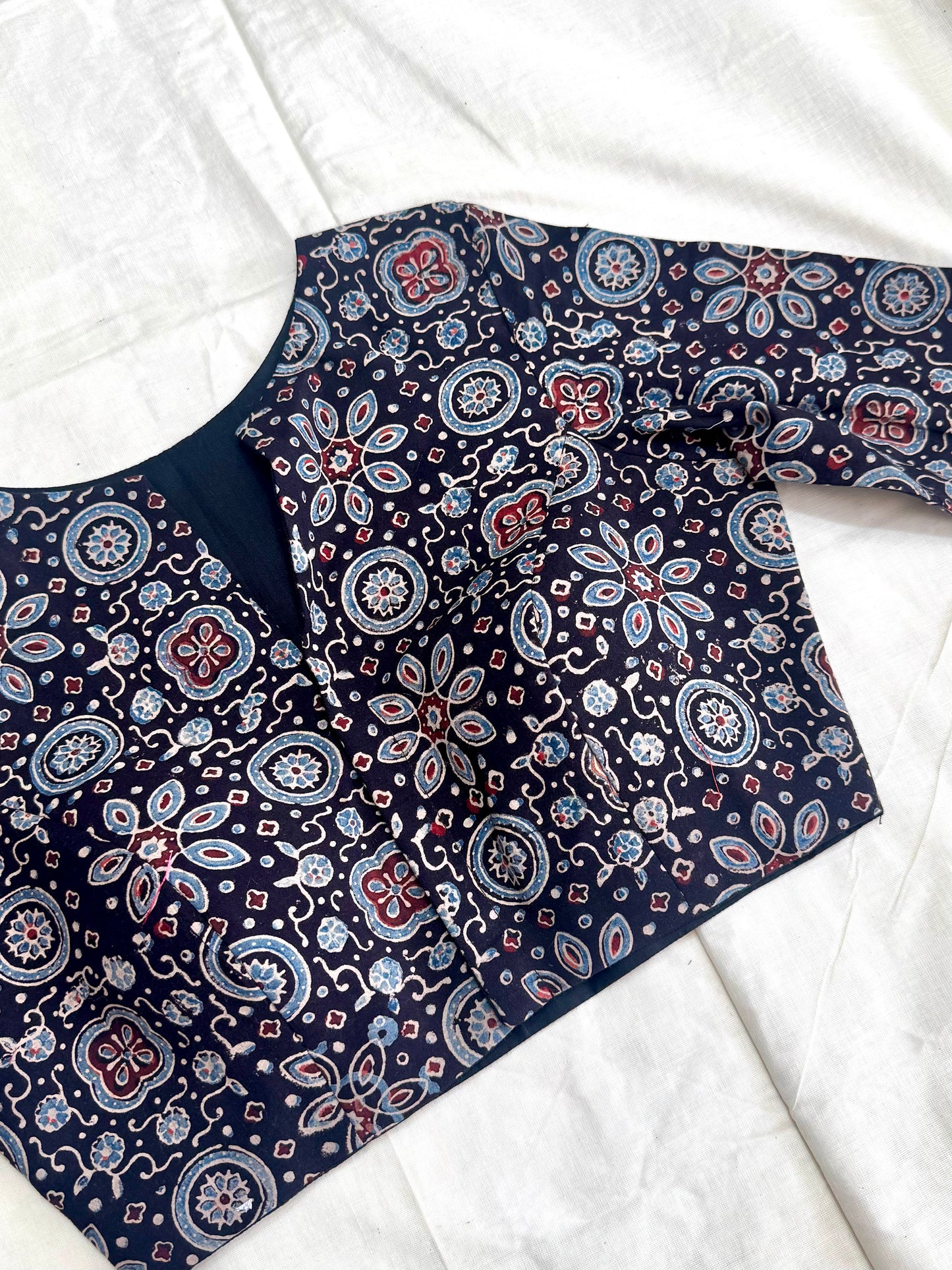 Ajrakh  -  ready made blouse