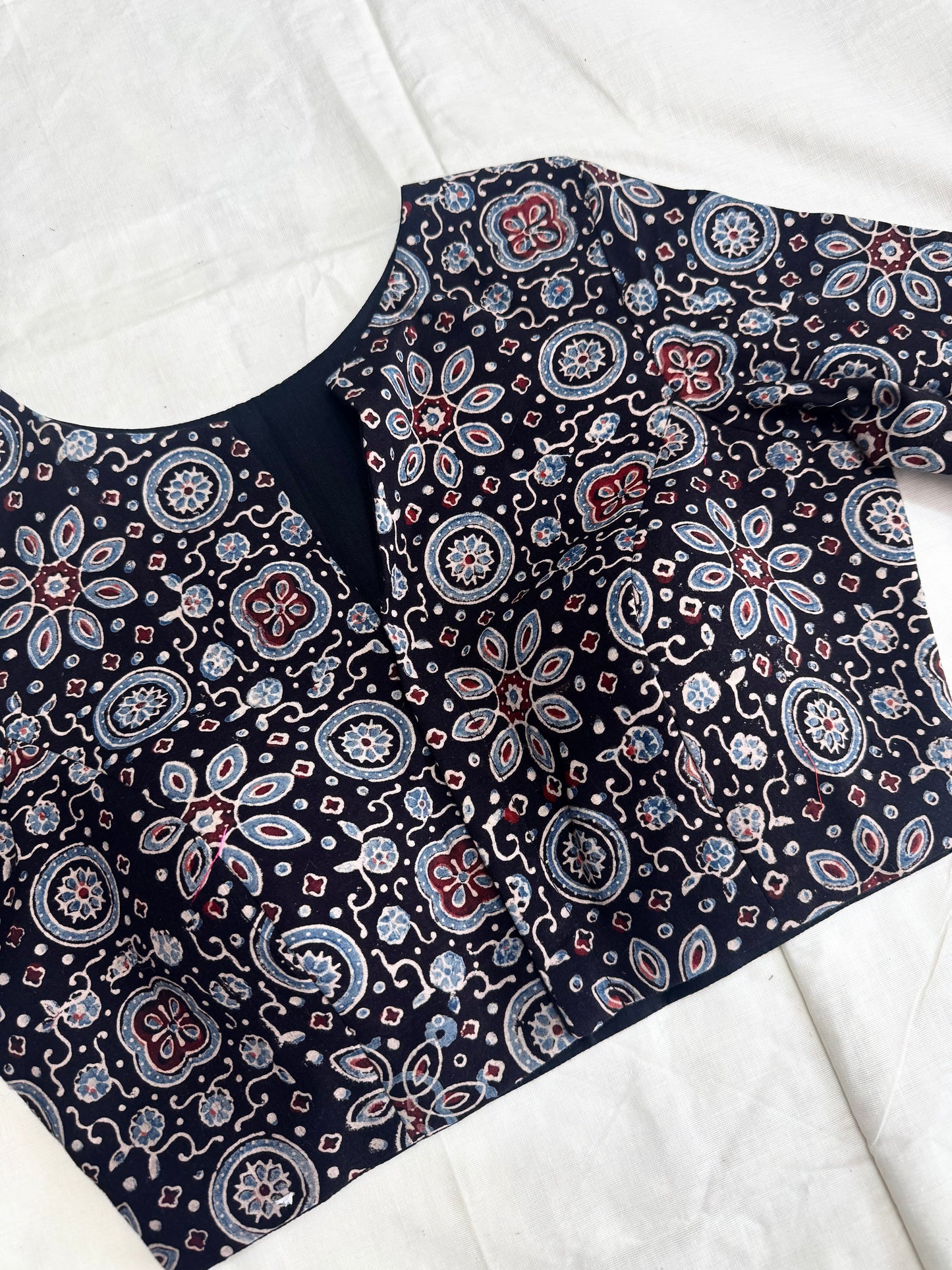 Ajrakh  -  ready made blouse