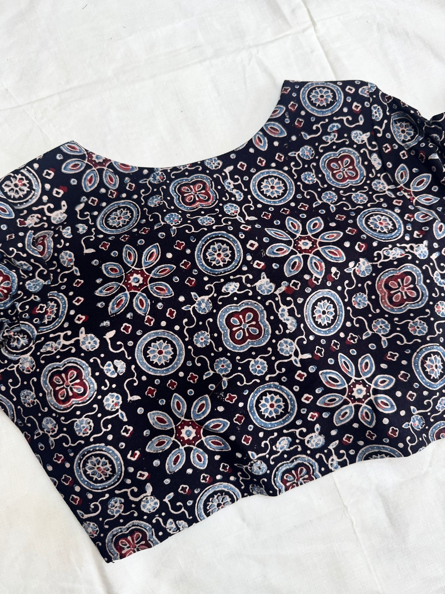 Ajrakh  -  ready made blouse