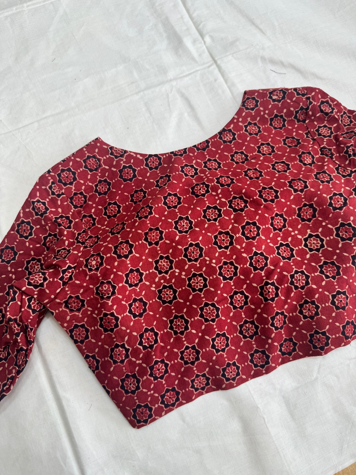 Ajrakh  -  ready made blouse