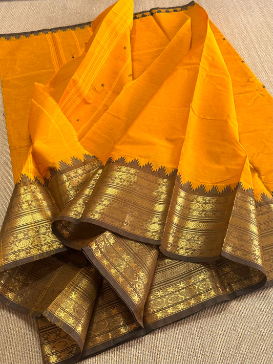 100 Counts Chettinadu Cotton Saree