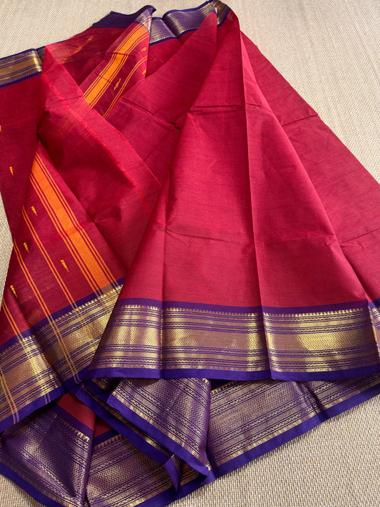 100 Counts Chettinadu Cotton Saree