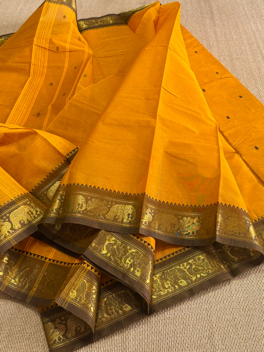 100 Counts Chettinadu Cotton Saree