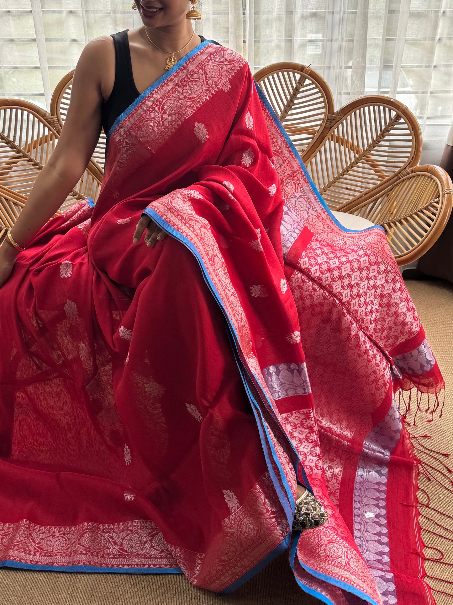 Bengal Loomz - Soft Khadi Cotton Saree