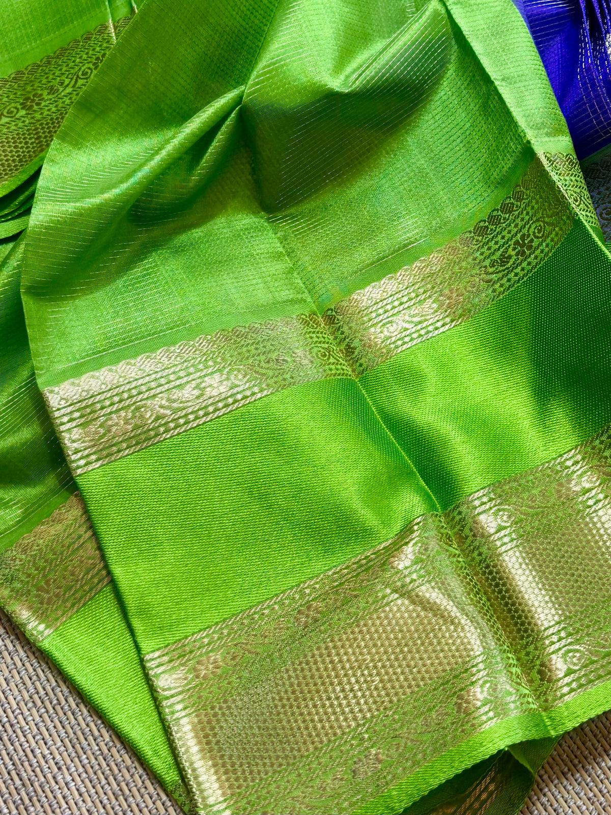 Kuppadam - Pure Handloom Mangalagiri Pattu by cotton saree