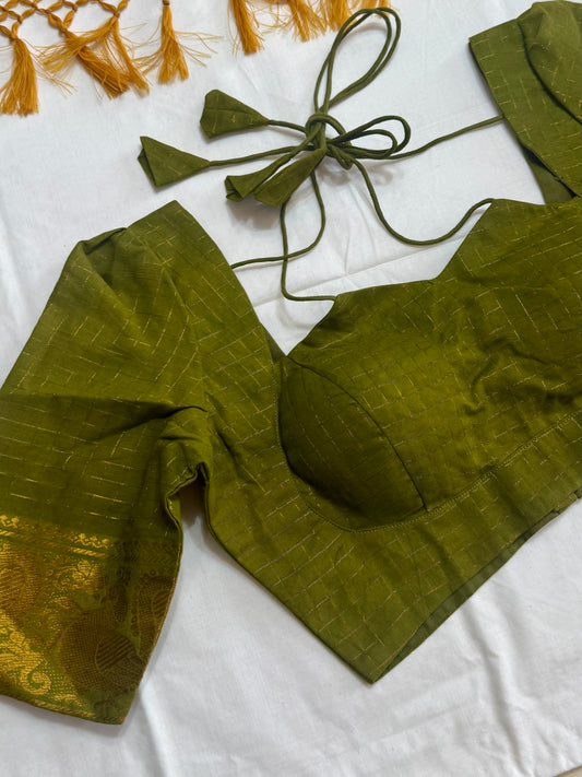Madurai Cotton Saree Blouse
