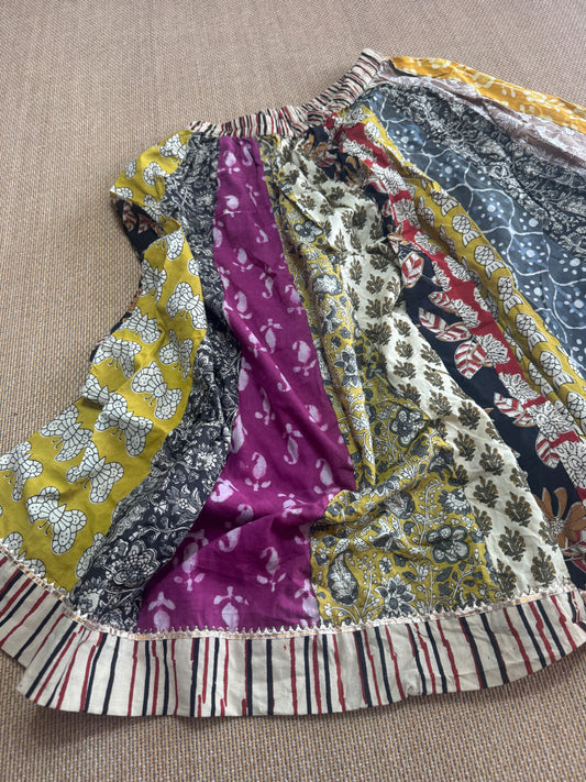 Ajrakh cotton skirt