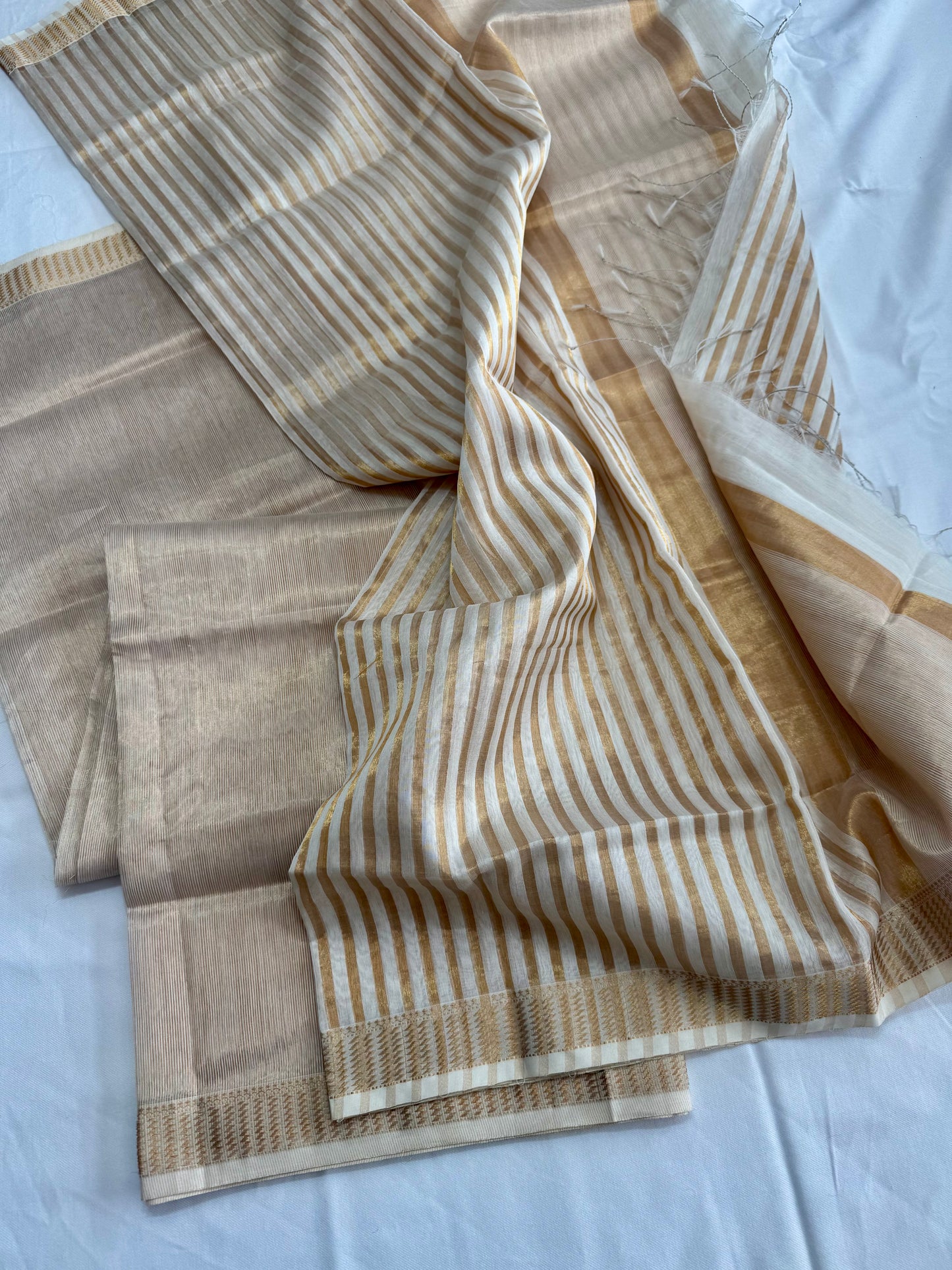 Pure Handloom Maheswari Silk Cotton Salwar Suit