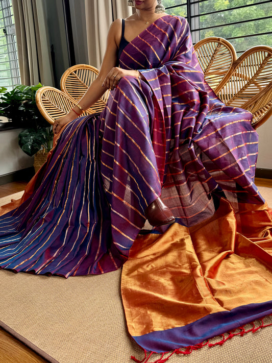 4 pedal loom Maheswar saree