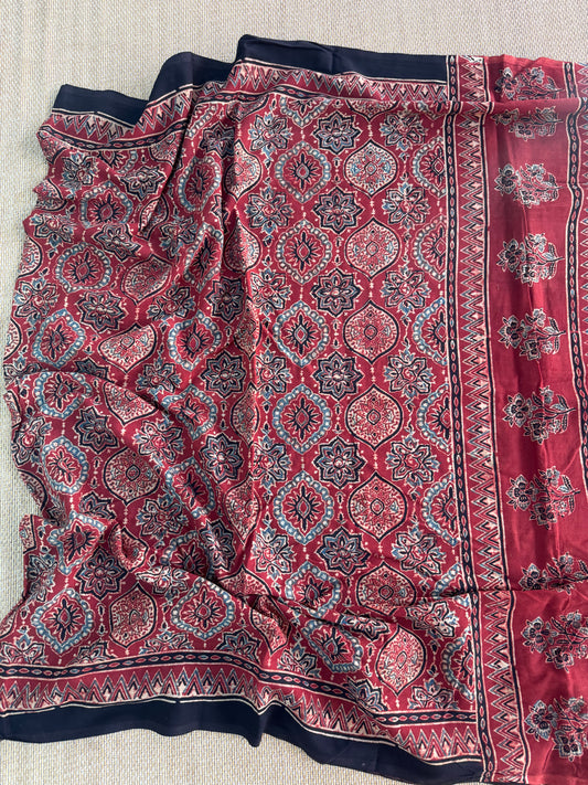 AJRAKH COTTON SAREE