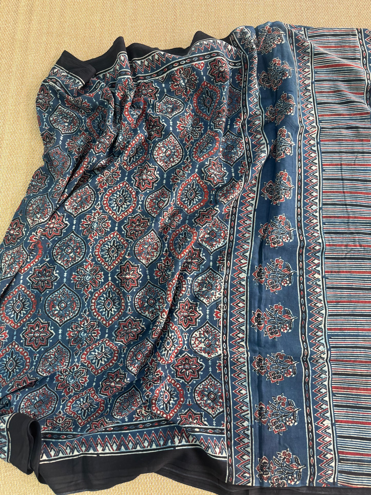 AJRAKH COTTON SAREE