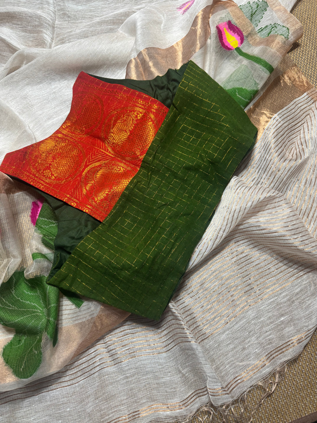 Thoorigai - sungudi saree blouse