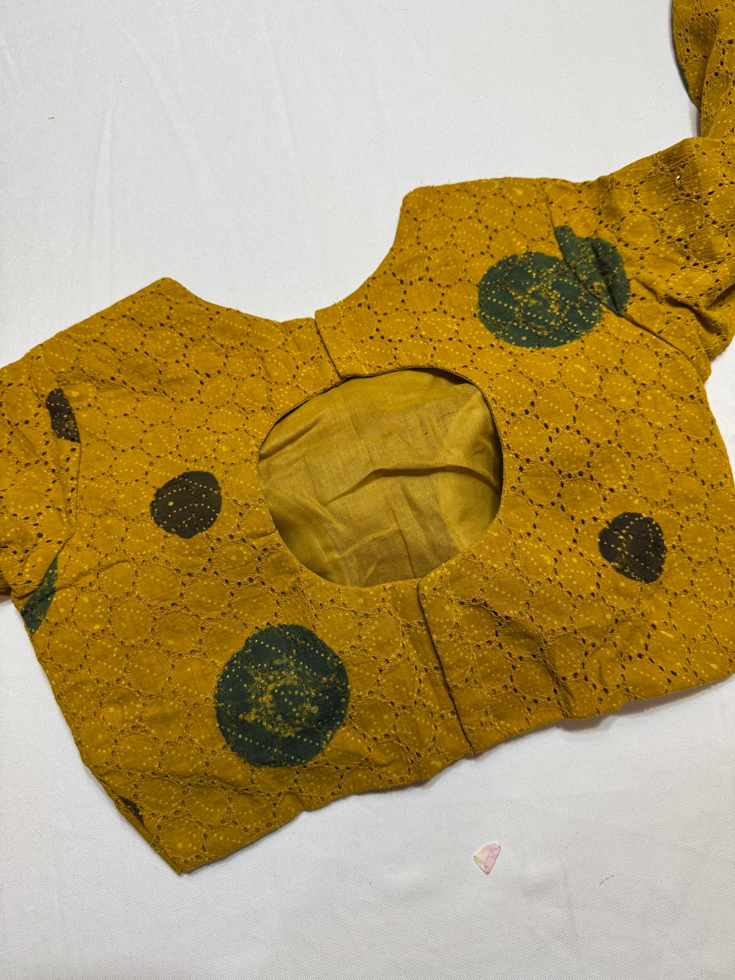 Hakoba cotton ajrakh ready made blouse