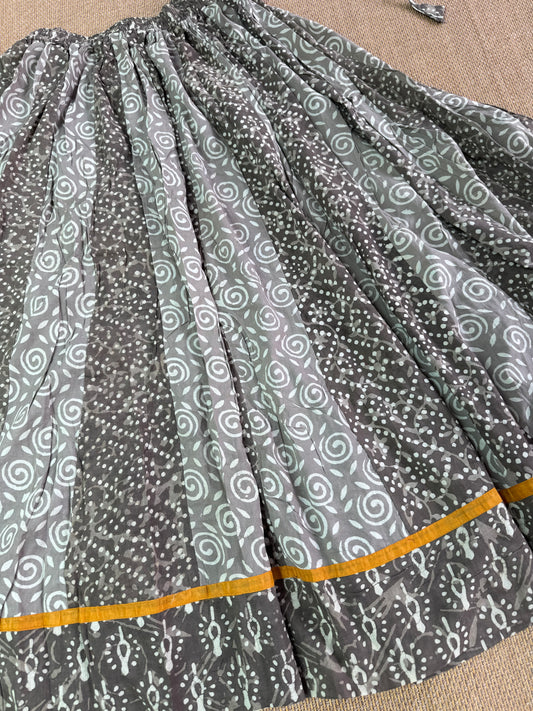 Ajrakh cotton skirt