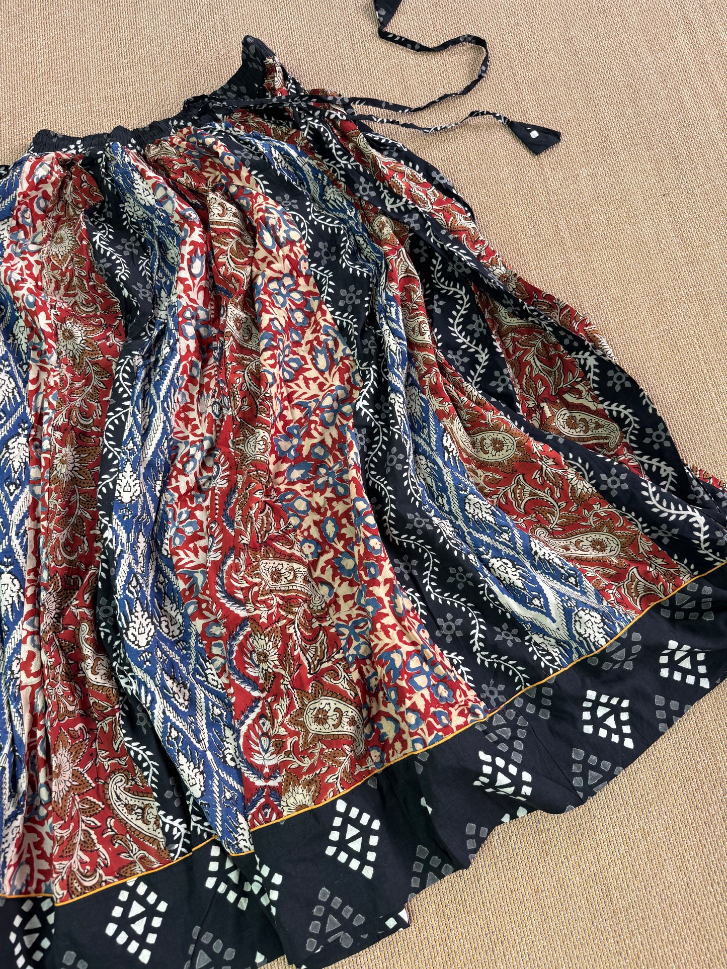 Ajrakh cotton skirt