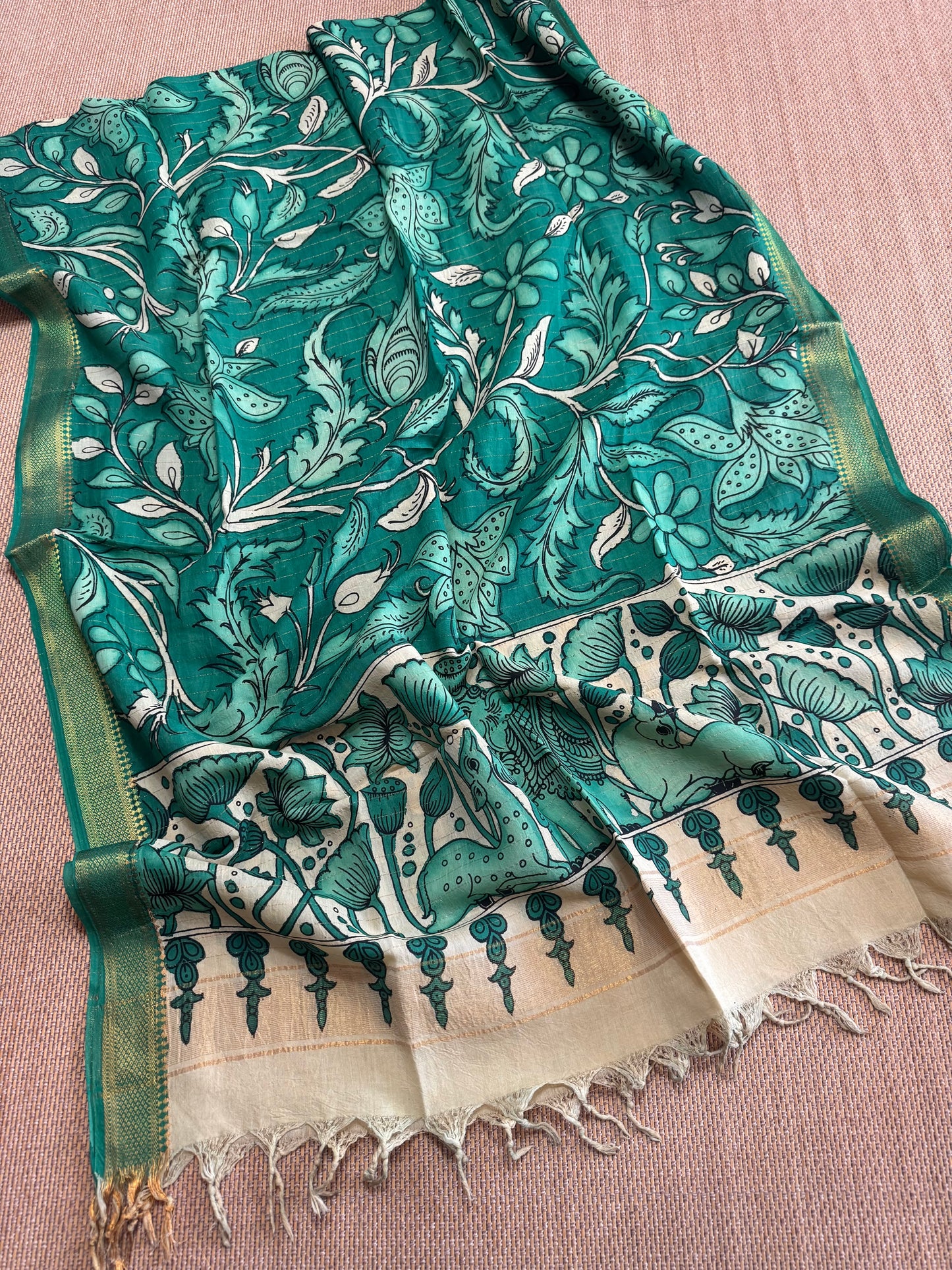 Pen Kalamkari shawl