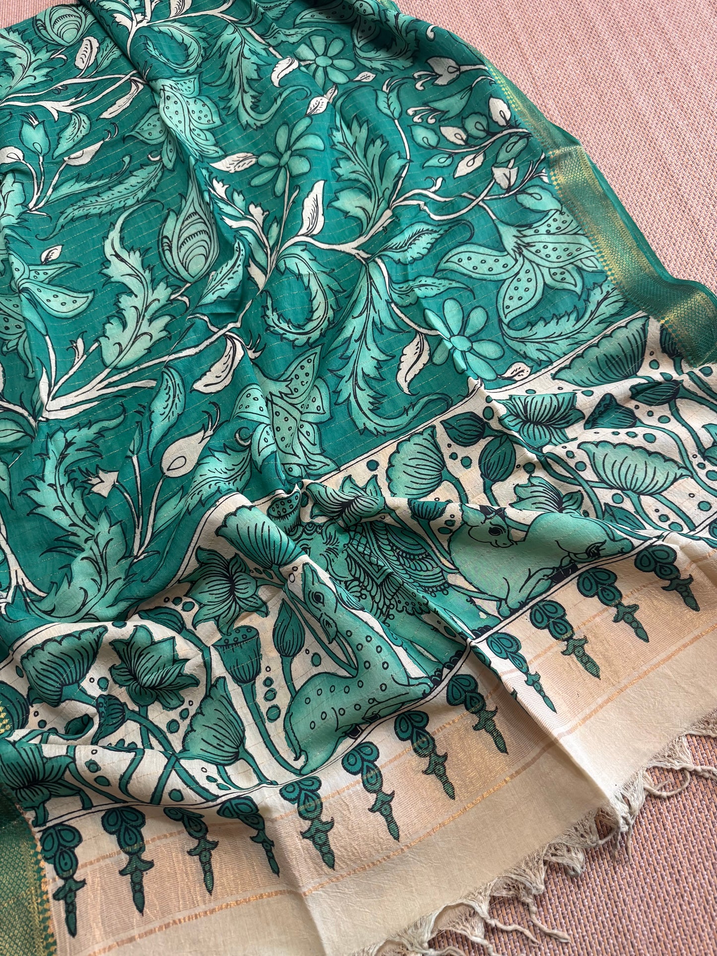 Pen Kalamkari shawl