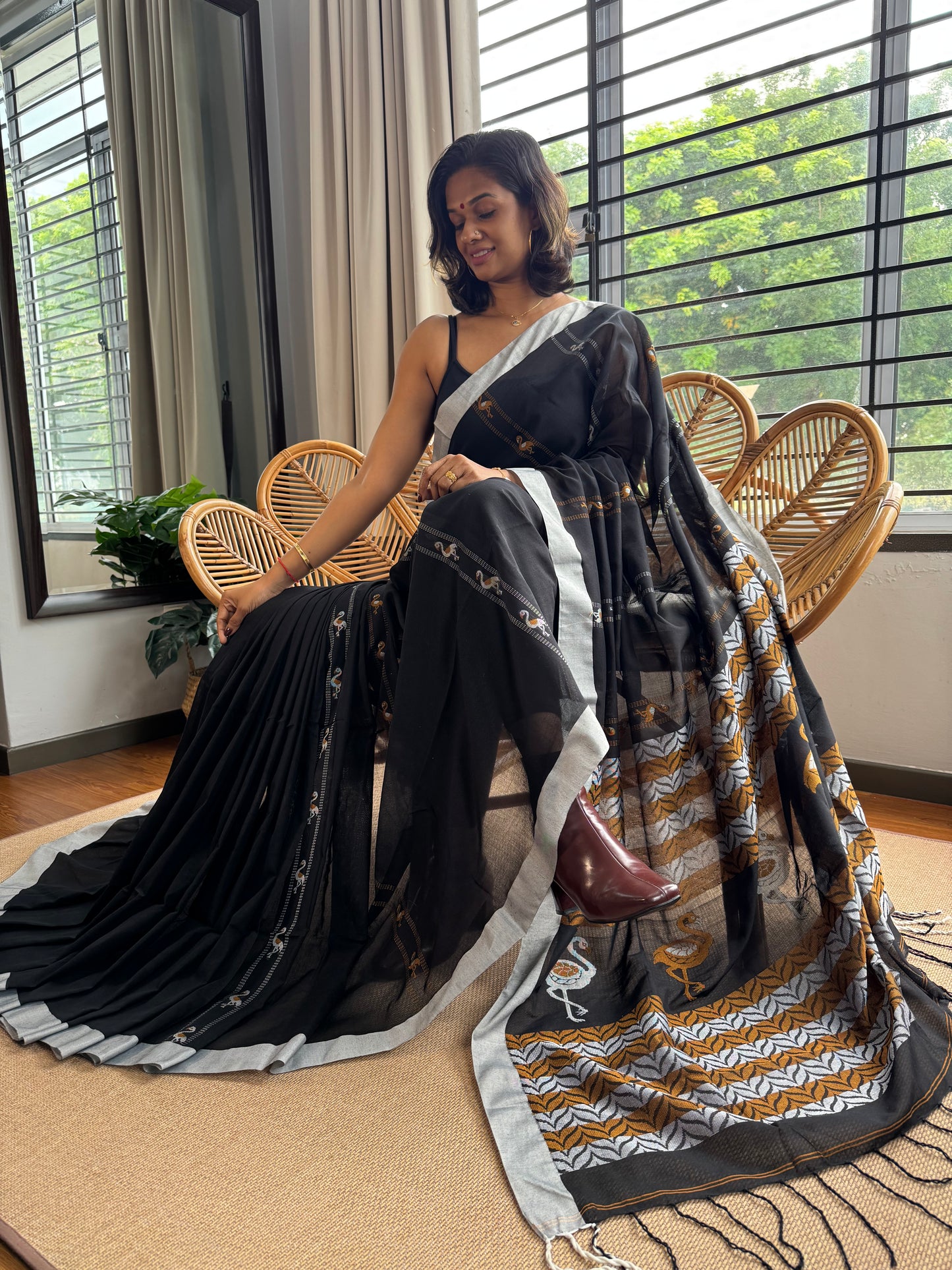 Bengal Loomz - soft  Khadi Cotton Saree