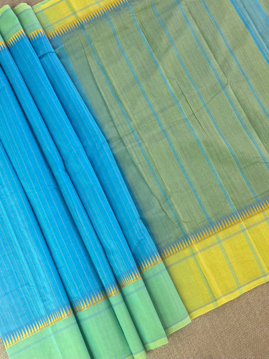 MAnglagiry Cotton Saree with  thread border