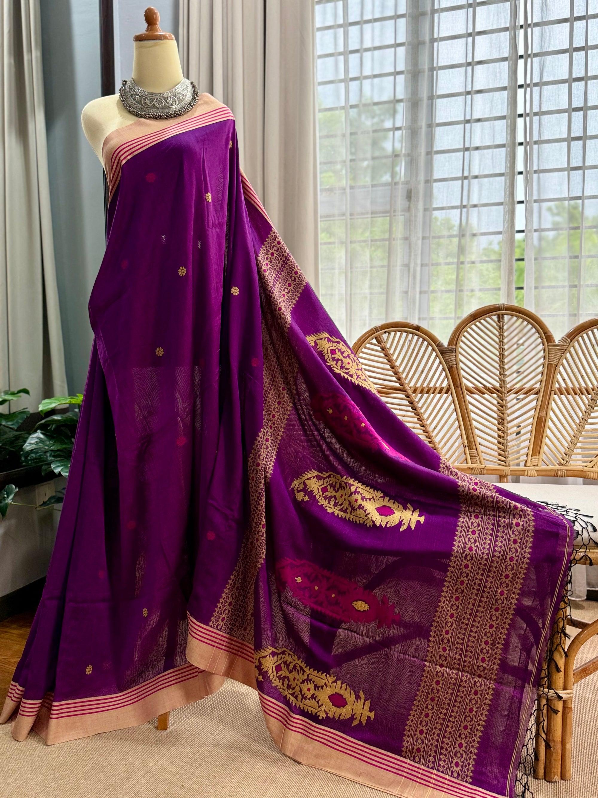 Bengal Loomz - Soft Khadi Cotton Saree