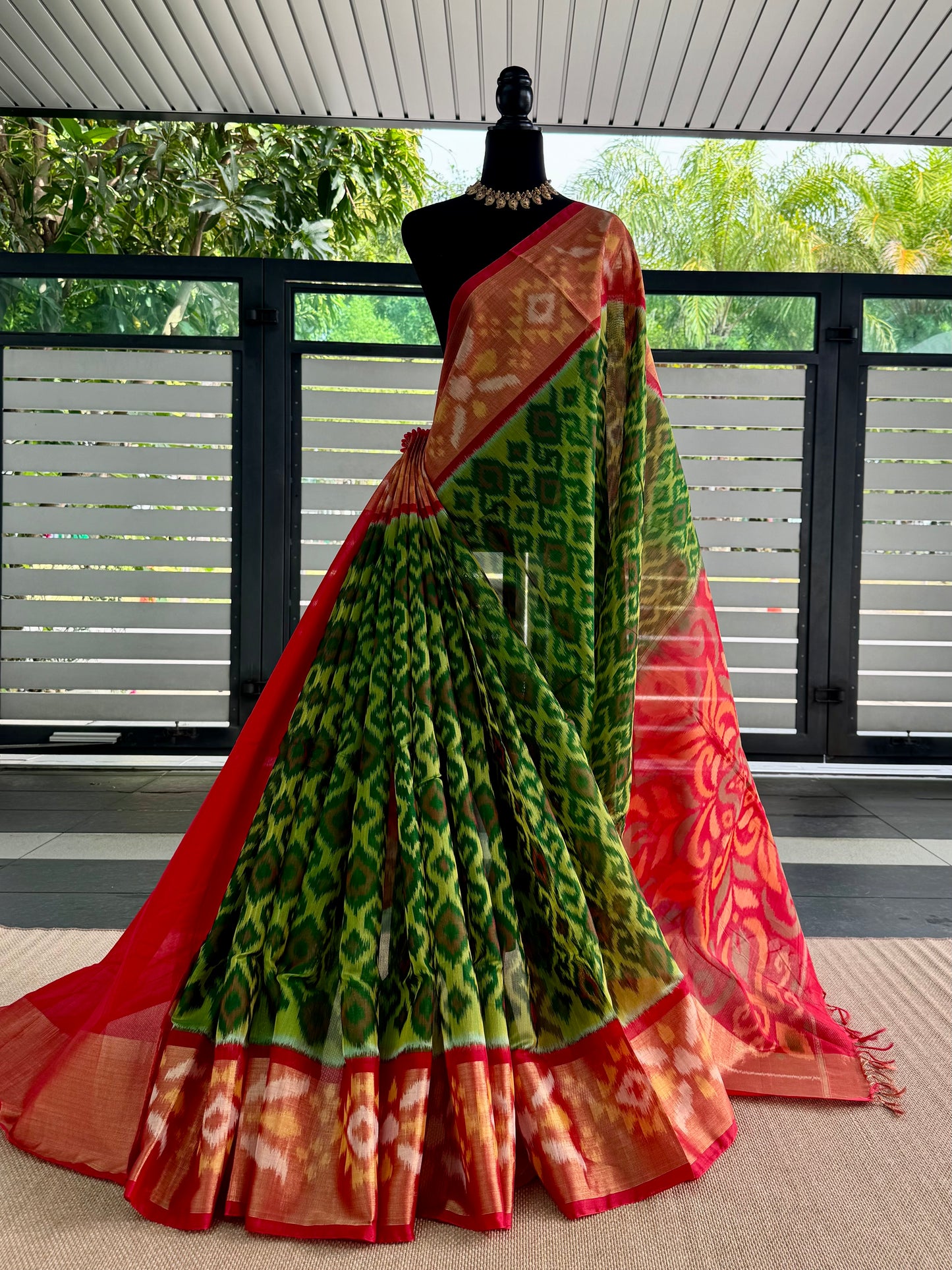 Pochampally silk cotton saree