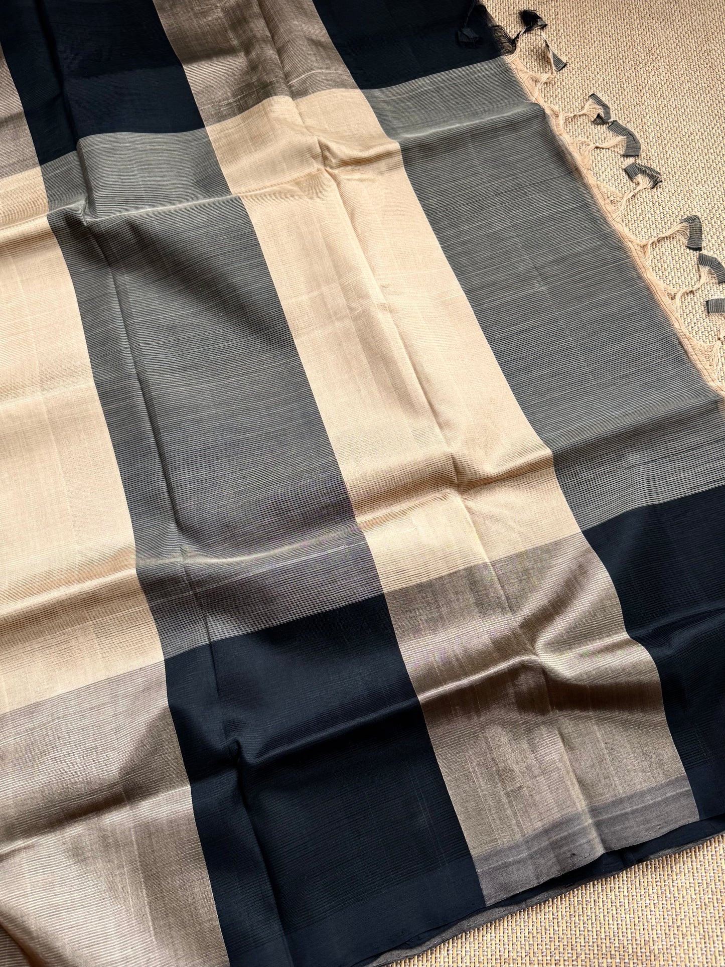 Handloom Mangalagiri Pattu By Cotton Saree