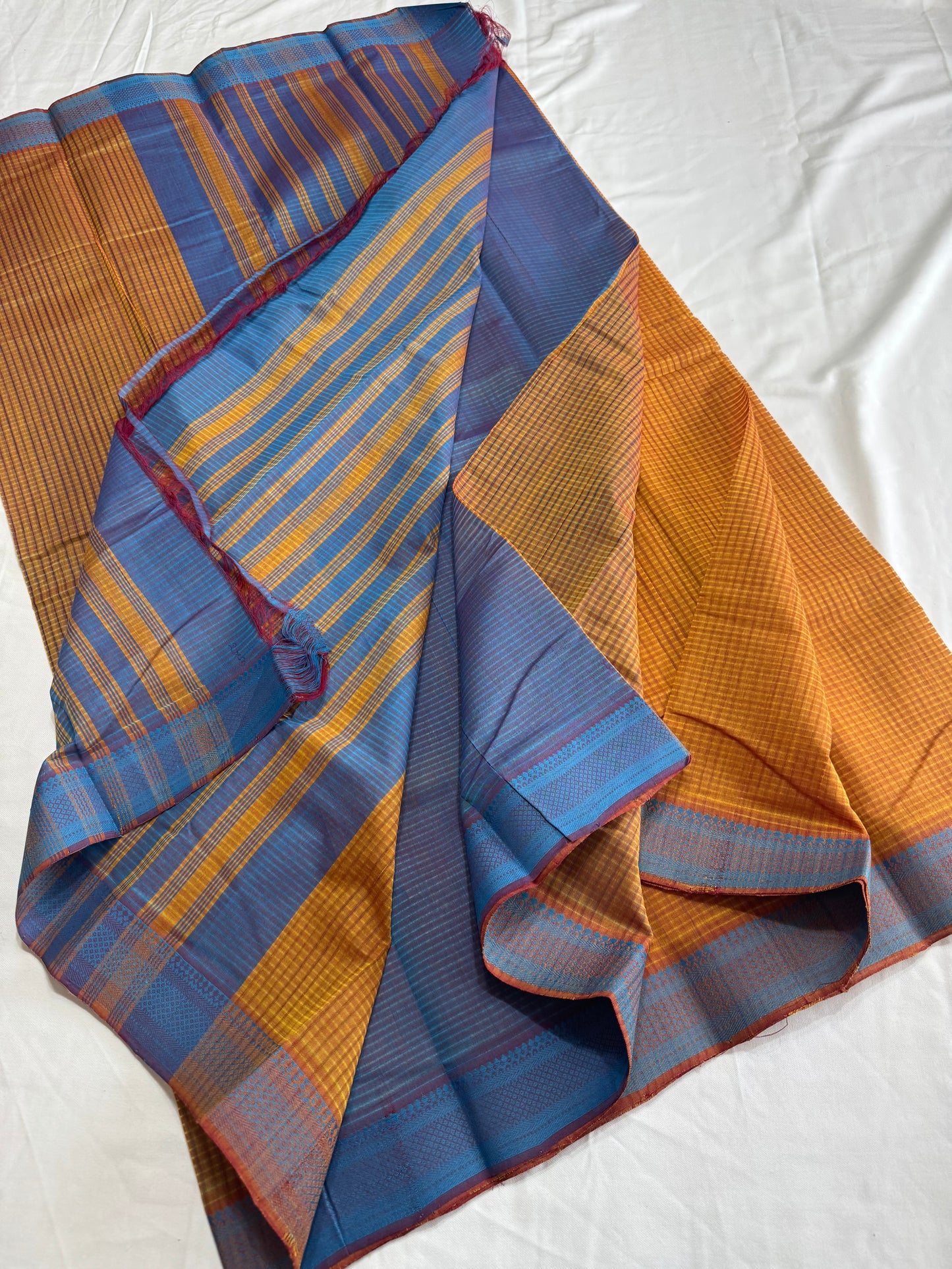 MAnglagiry missing Checks with nizam thread border