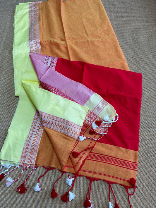 Bengal Loomz - Soft Khadi Cotton Saree