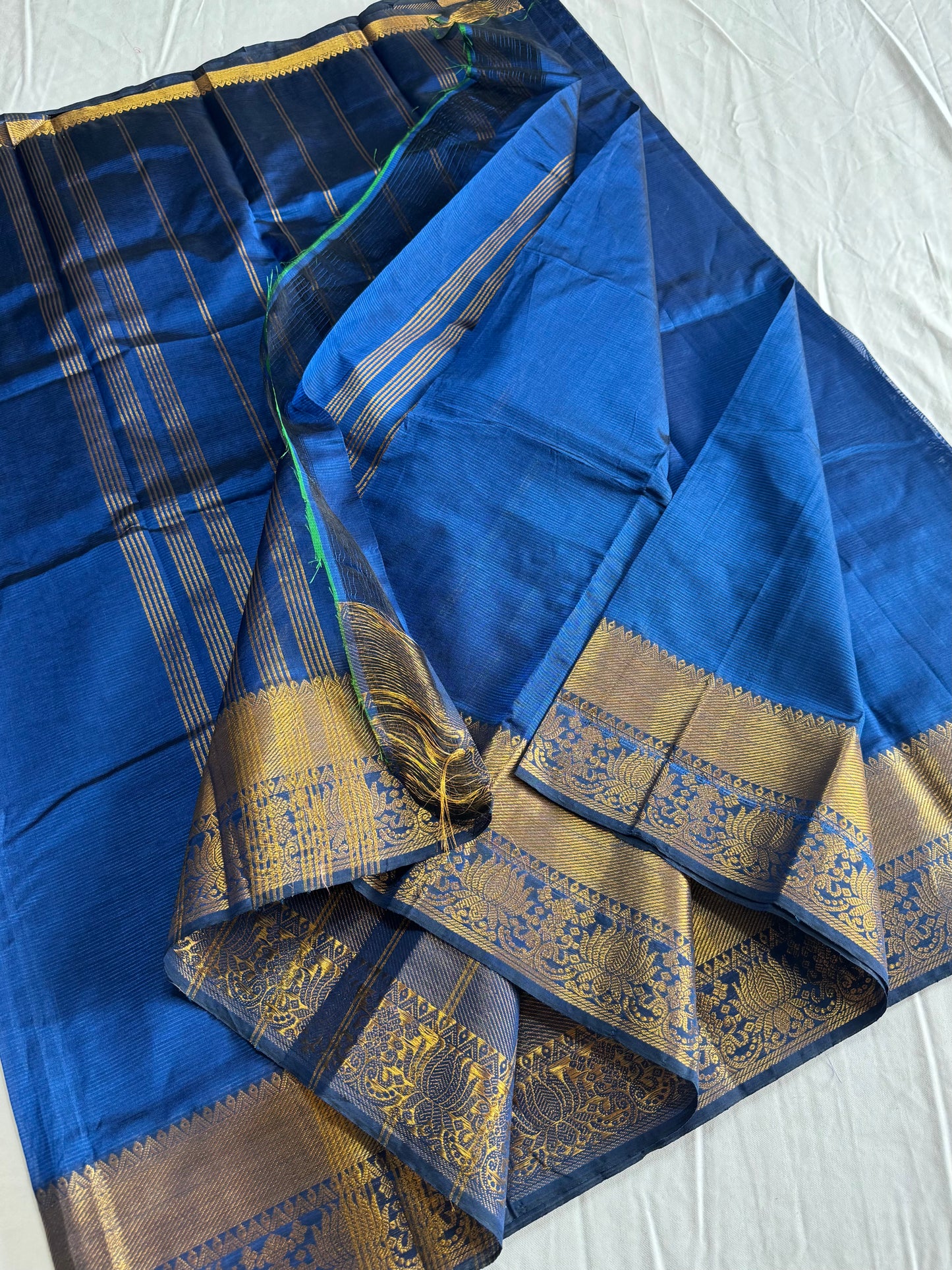 Mangalagiri Pattu by cotton saree with kanchi border