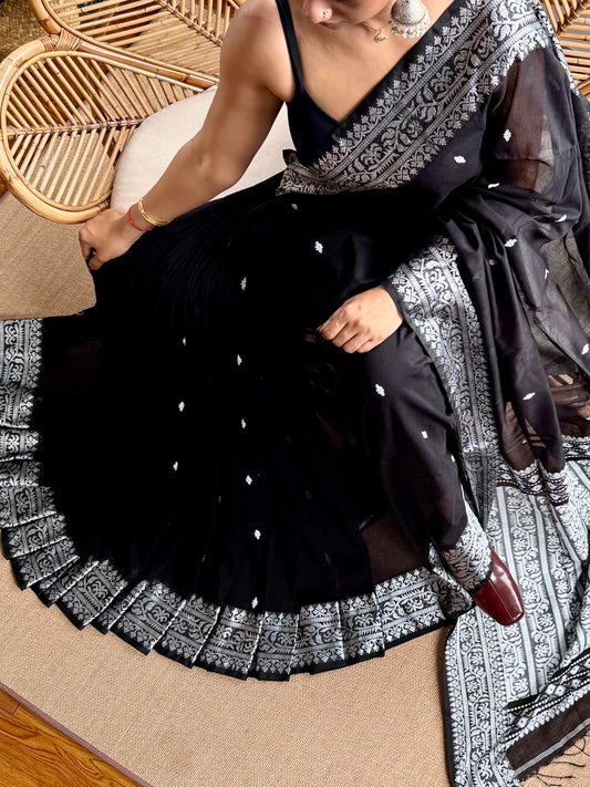 Bengal Loomz - soft  Khadi Cotton Saree