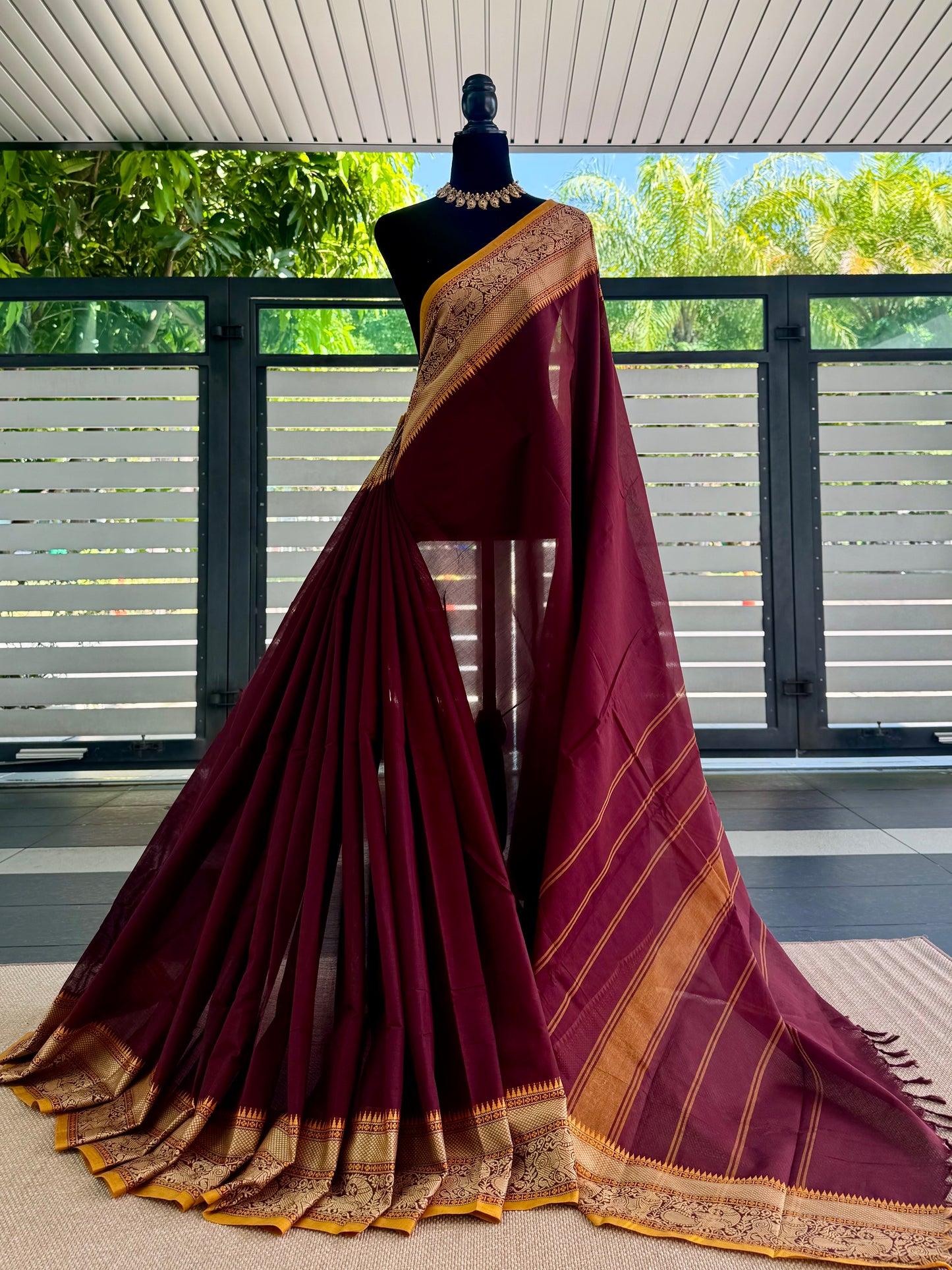 100 Counts Chettinadu Cotton Saree