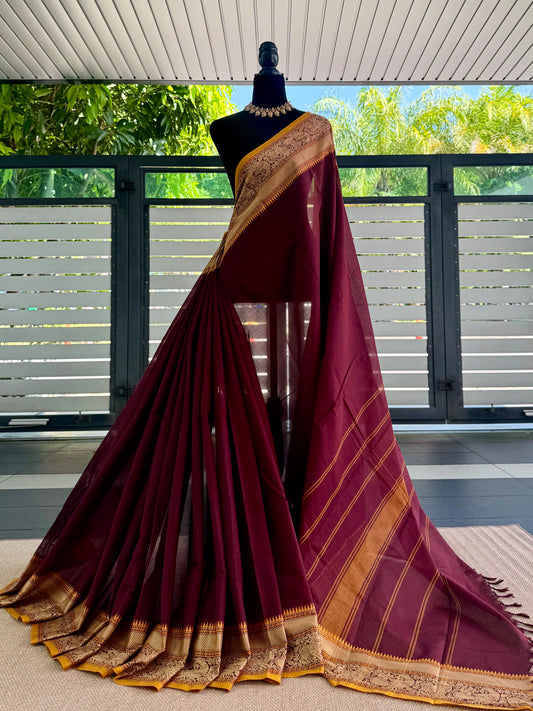 100 Counts Chettinadu Cotton Saree