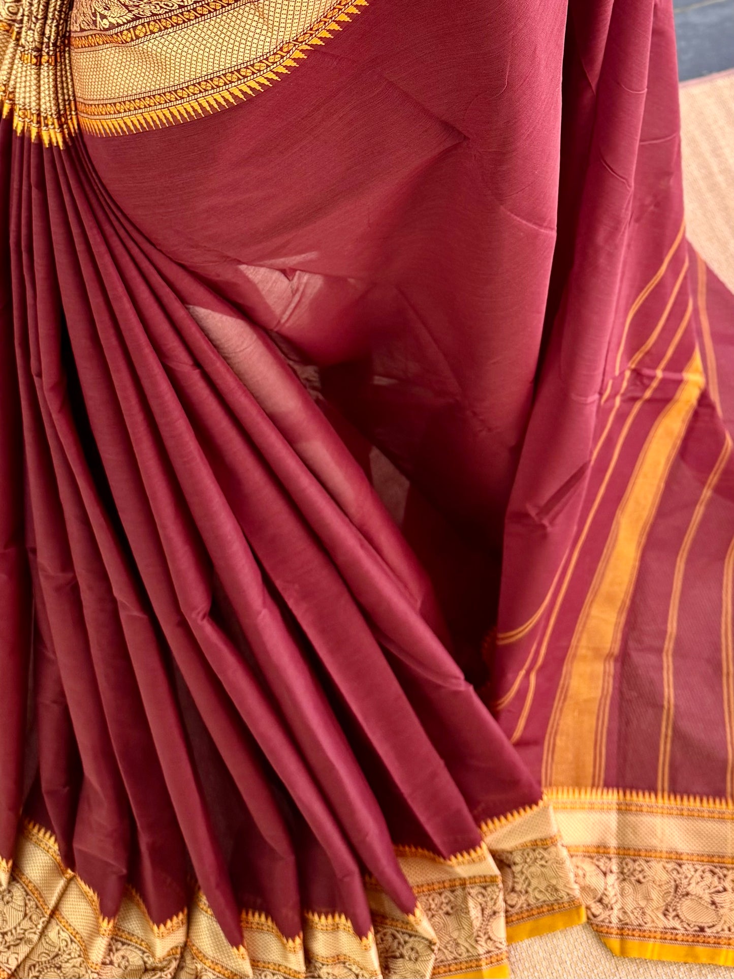 100 Counts Chettinadu Cotton Saree