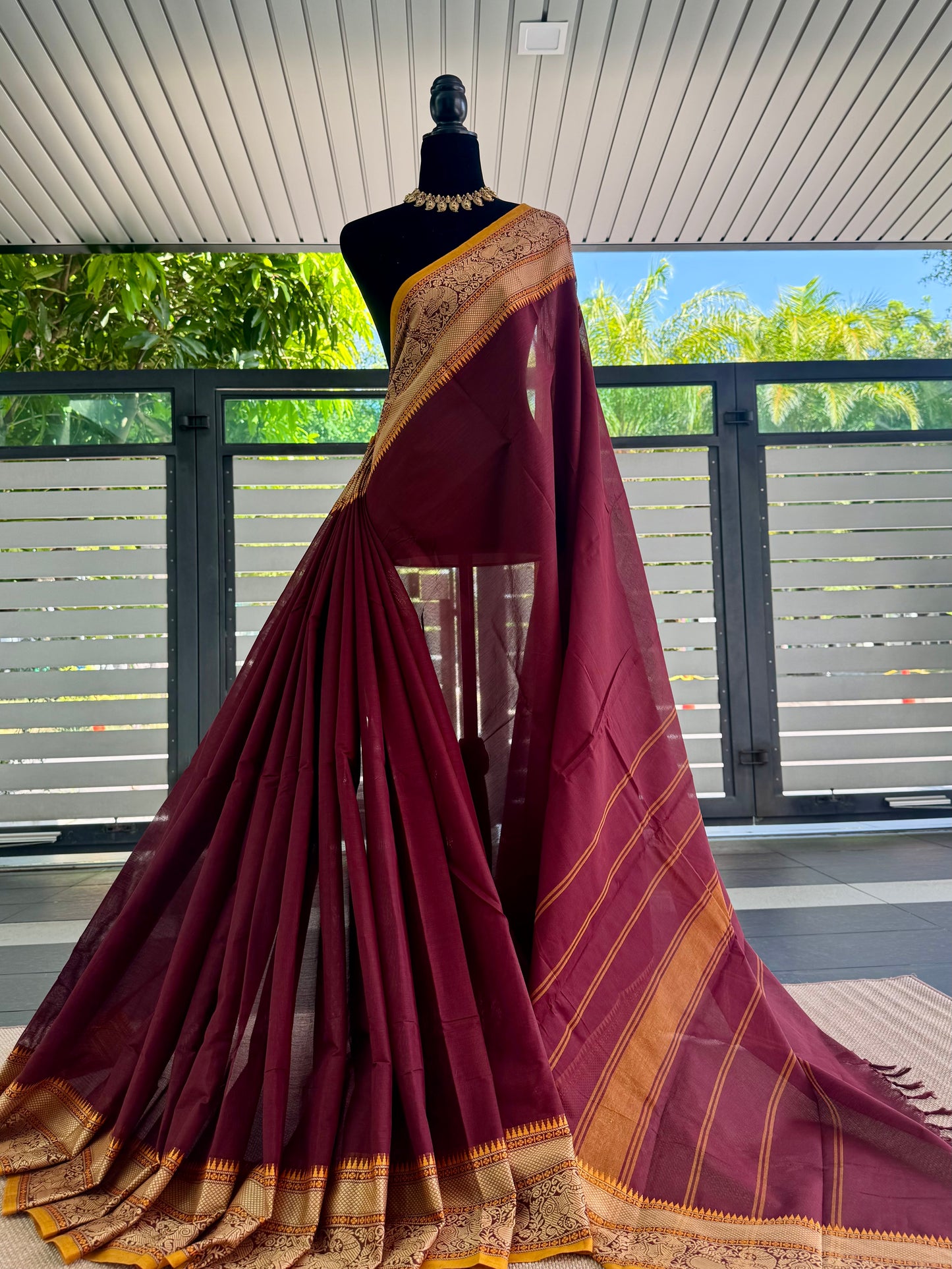 100 Counts Chettinadu Cotton Saree