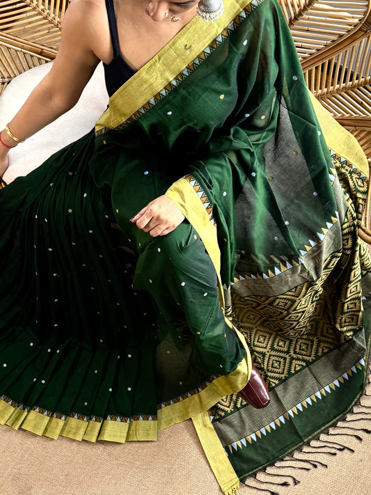 Bengal Loomz - soft  Khadi Cotton Saree