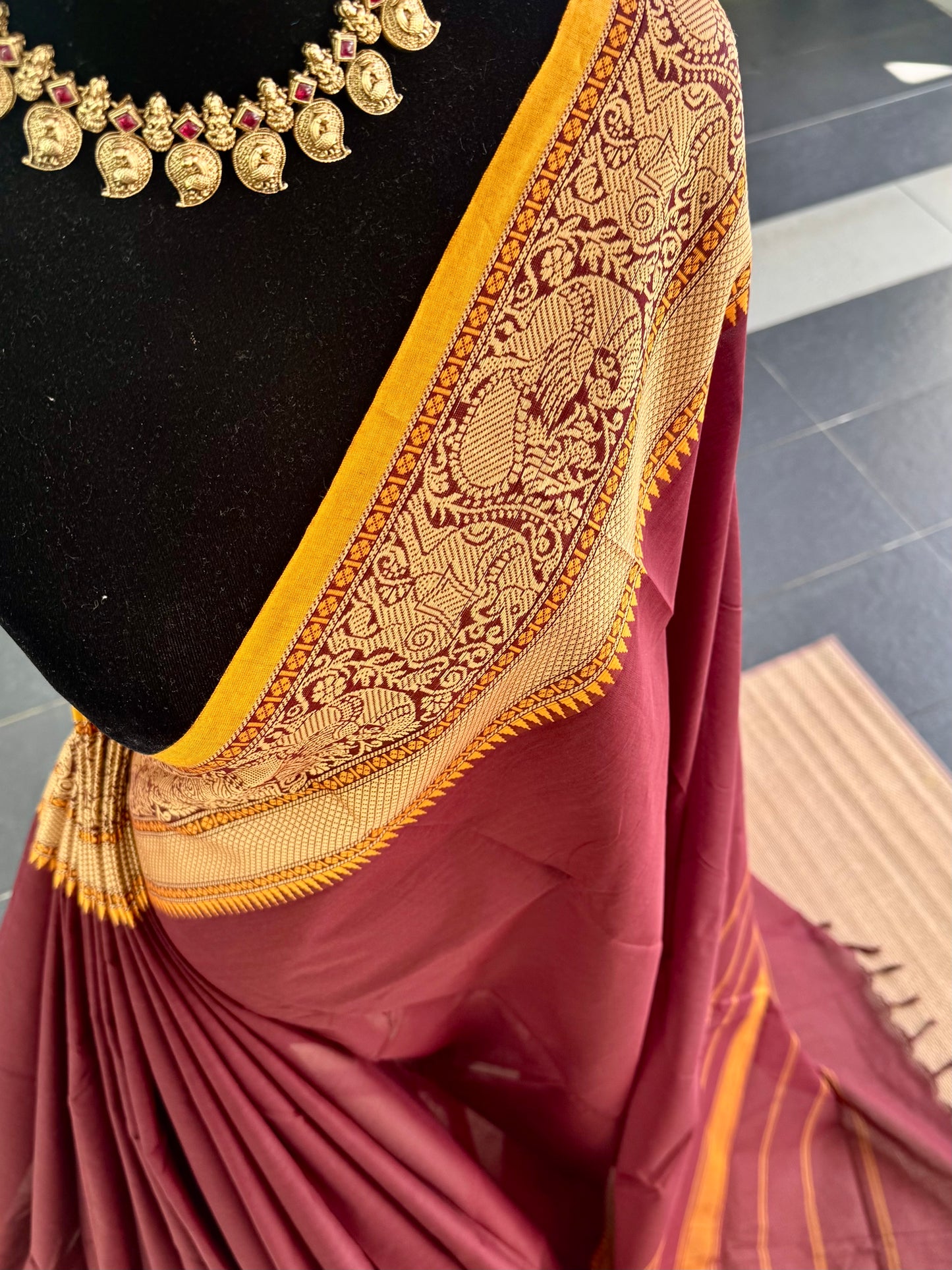 100 Counts Chettinadu Cotton Saree