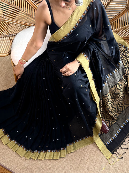 Bengal Loomz - soft  Khadi Cotton Saree