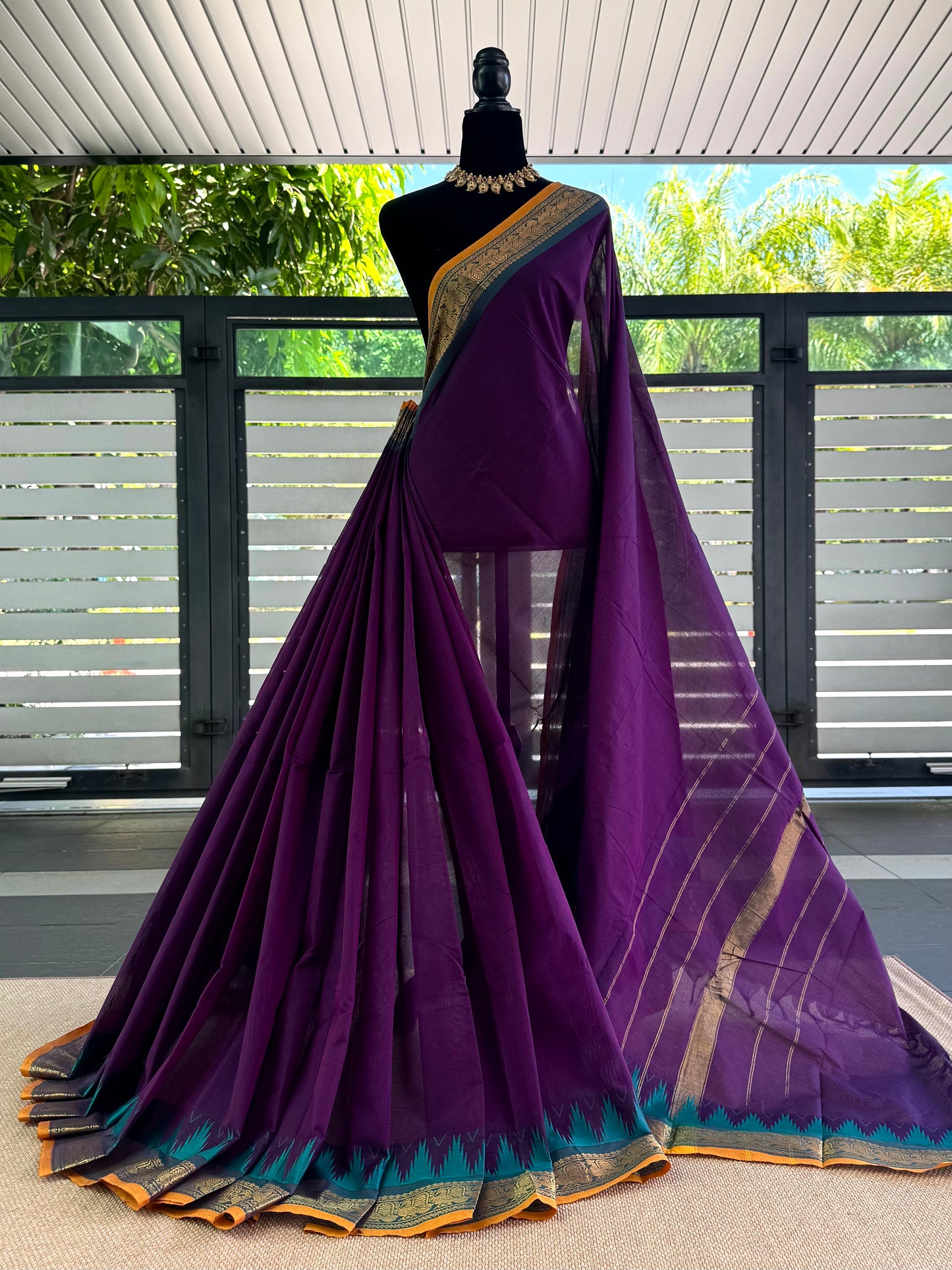 100 Counts Chettinadu Cotton Saree